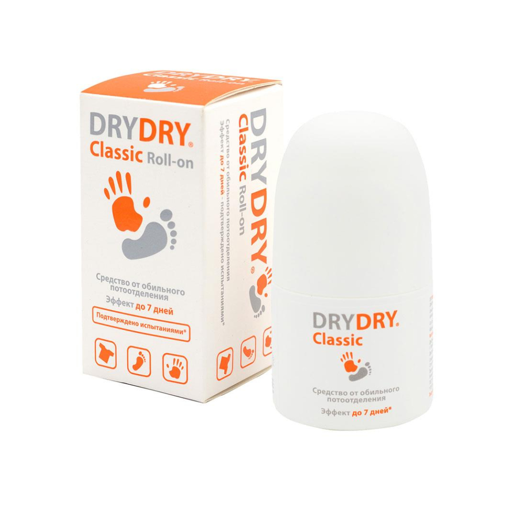 DryDry De Classic Roll-on средство от обильного потоотделения длительного действ. 35мл №1
