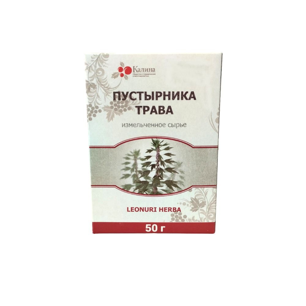 Пустырника трава лек. сырье измельчен. 50г упаковка №1