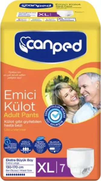 Трусики впитывающ. для взрослых CANPED размер XL (130-170 см) упаковка №7