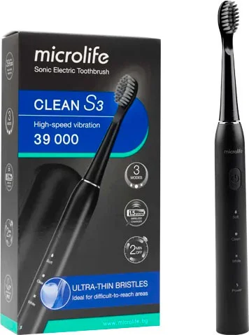Зубная щетка электрическая Microlife Clean S3 звуковая №1