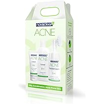 Novaclear Acne крем 40мл+тонер 150мл+пенка для лица 100мл набор №1