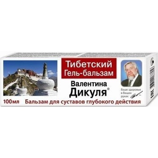 Валентина Дикуля гель-бальзам Тибетский 100мл №1