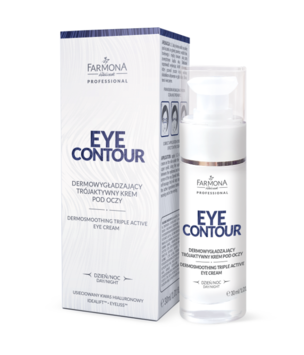 Farmona Eye Contour крем под глаза дерморазглаживающий 3-активный 30мл №1