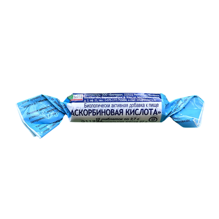 Аскорбиновая кислота БАД таблетки 2,7г №10