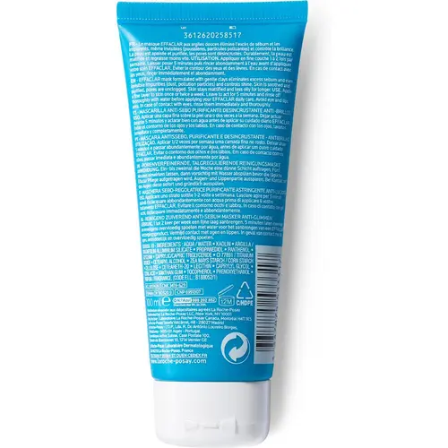 La Roche-Posay Effaclar маска очищающ. матирующ. для жирной проблемной кожи 100мл №1