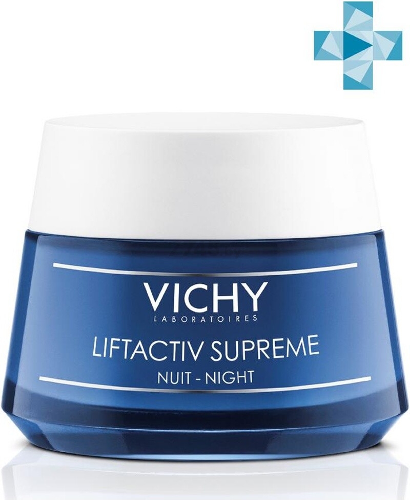 VICHY Liftactiv Supreme крем против морщин для упругости и увлажнения ночной 50мл №1