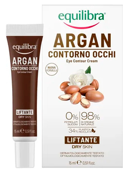 Equilibra Argan лифтинг-крем для ухода за кожей вокруг глаз 15мл №1