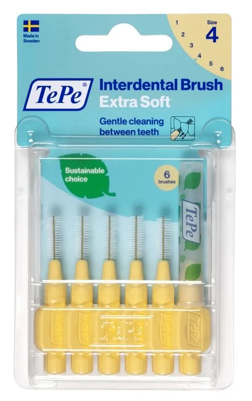 Межзубный ершик TePe Extra-Soft size 4 (0.7mm) №6