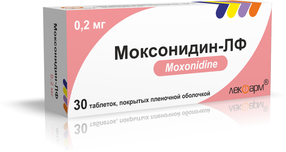 Моксонидин-ЛФ таблетки п/о 0,2мг упаковка №30