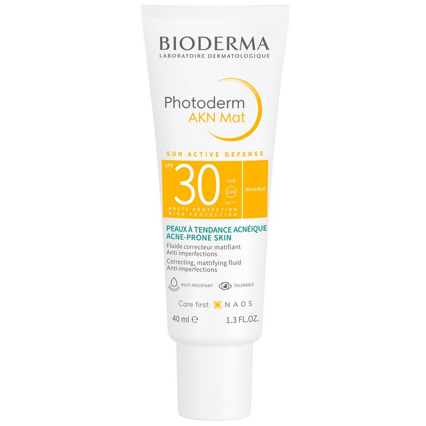 BIODERMA Photoderm AKN Mat SPF30 эмульсия матирующая 40мл №1