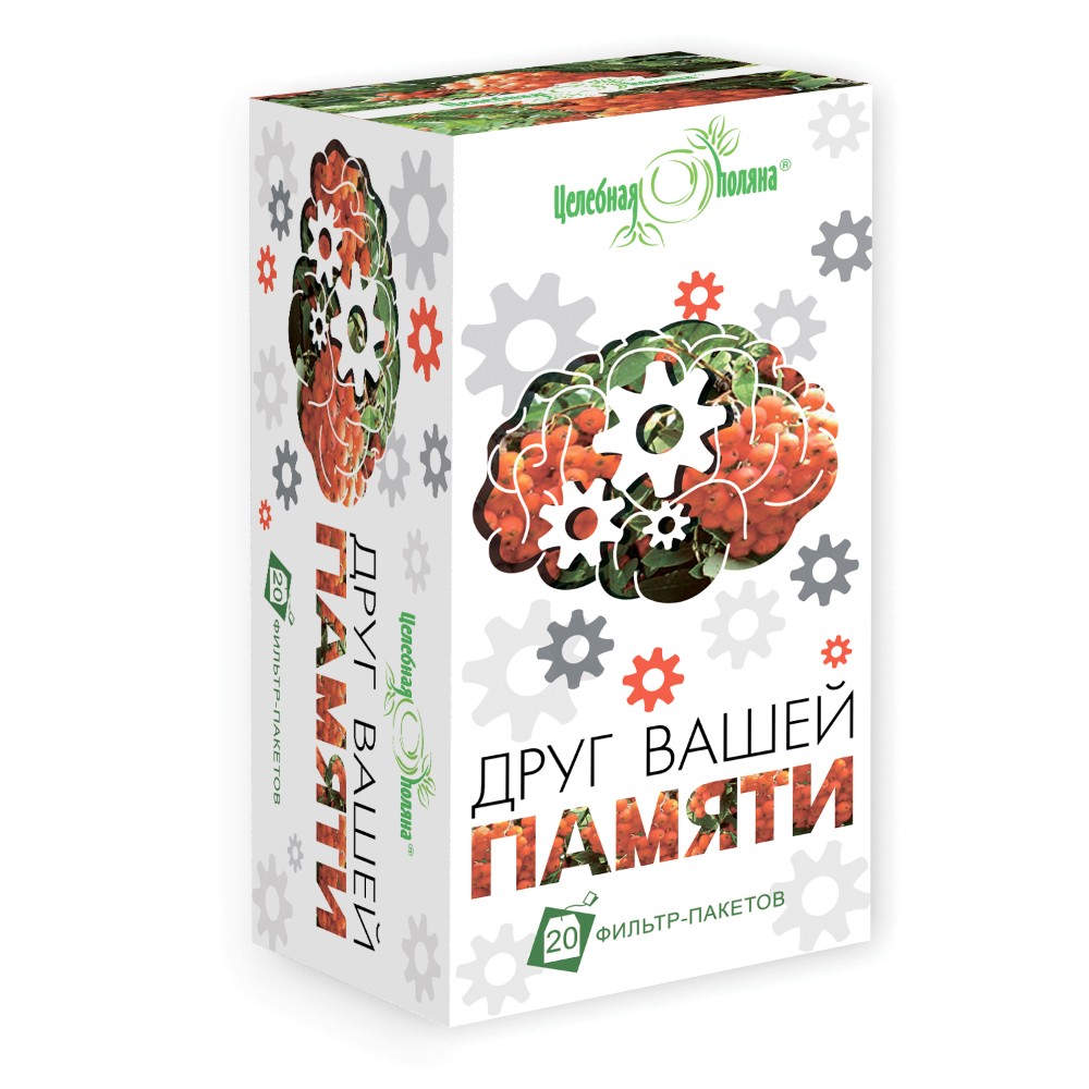 Целебная поляна БАД "Друг Вашей памяти" чай 1,5г фильтр-пакет №20