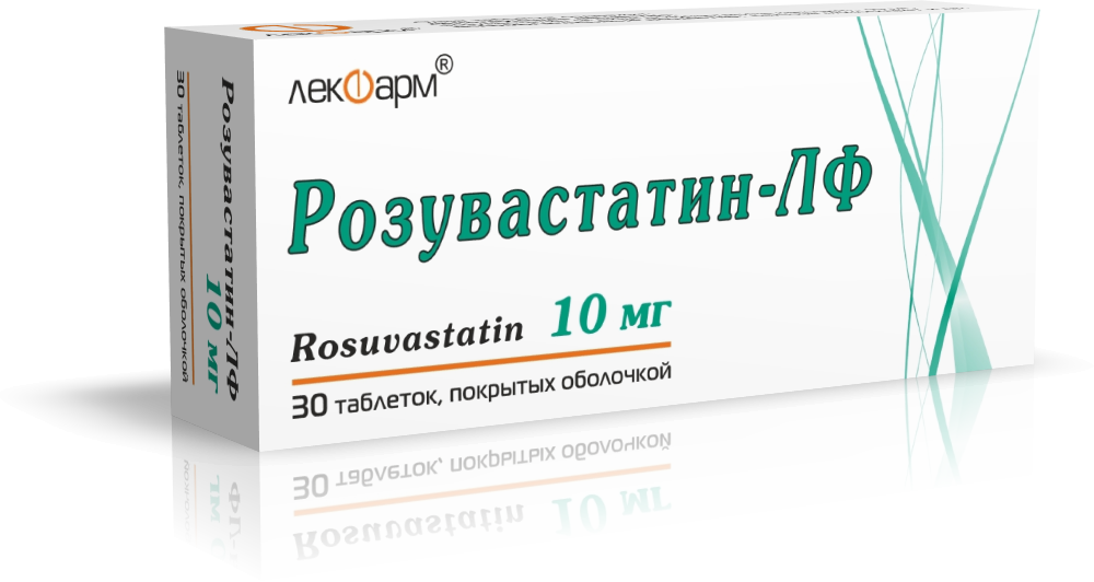 Розувастатин-ЛФ таблетки п/о 10мг упаковка №30