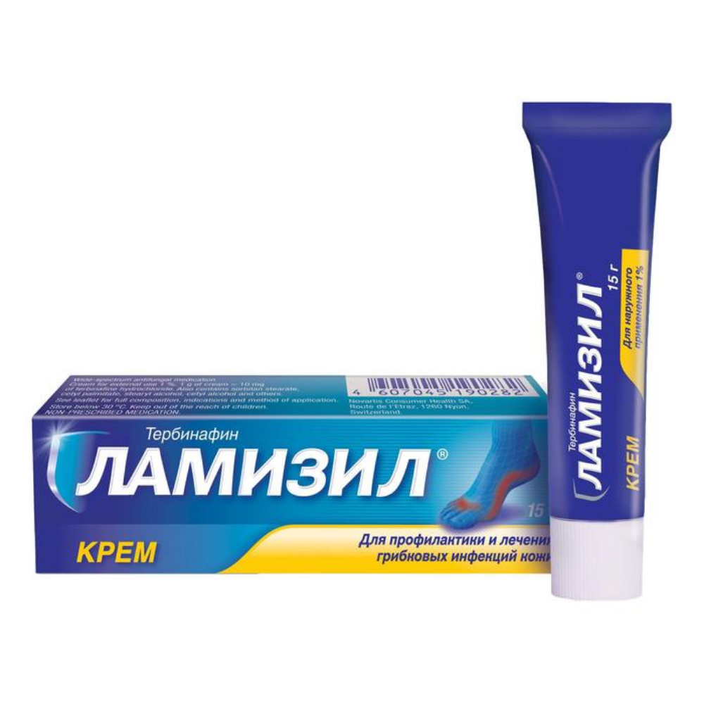 Ламизил крем для наруж. прим. 1% 15г туба №1