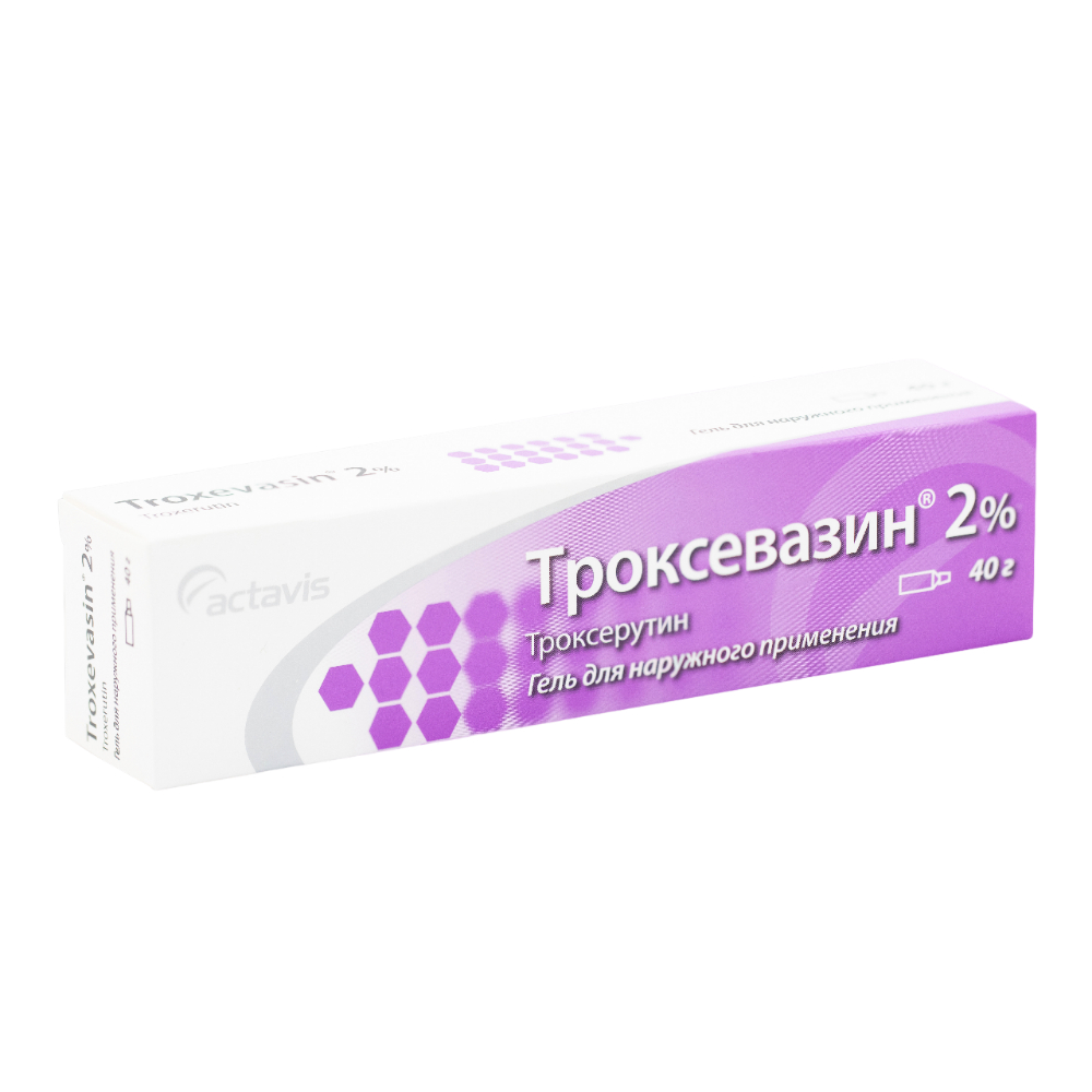 Троксевазин гель для наруж. прим. 20мг/г 40г туба №1