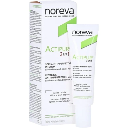 Noreva Actipur крем для пробл. кожи 3 в 1 интенсивный 30мл №1