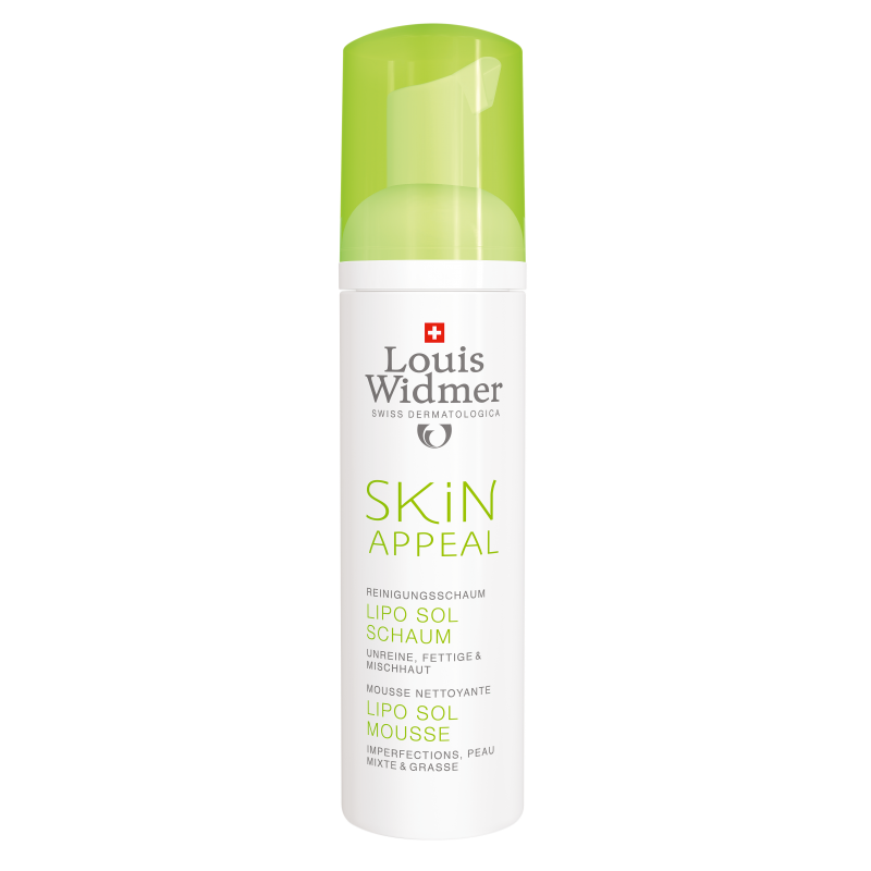 Louis Widmer Skin Appeal пенка для умывания Lipo Sol для жирной и проблемной кожи 150мл №1