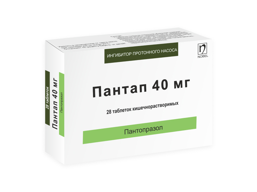 Пантап таблетки кишечнораств. 40мг упаковка №28