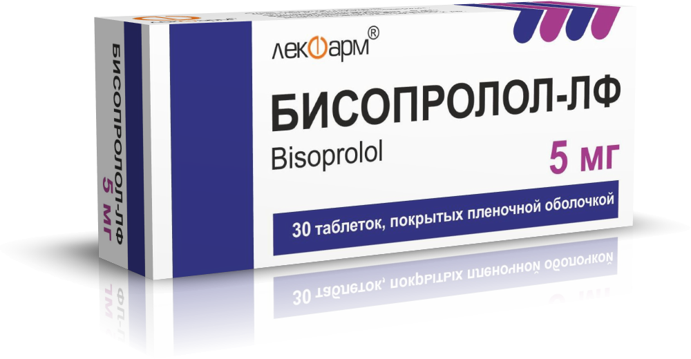 Бисопролол-ЛФ таблетки п/о 5мг упаковка №30