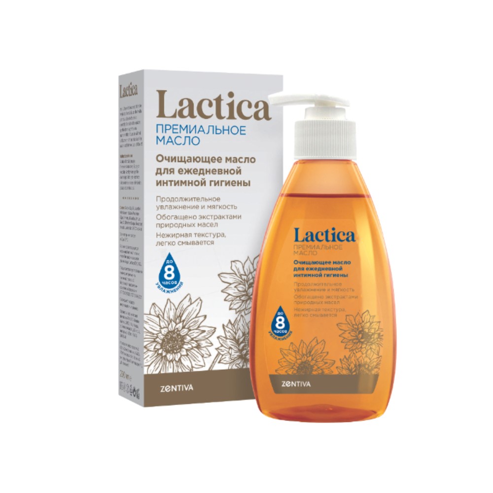 Lactica масло для интимной гигиены очищающ. и увлажняющ. 200мл №1