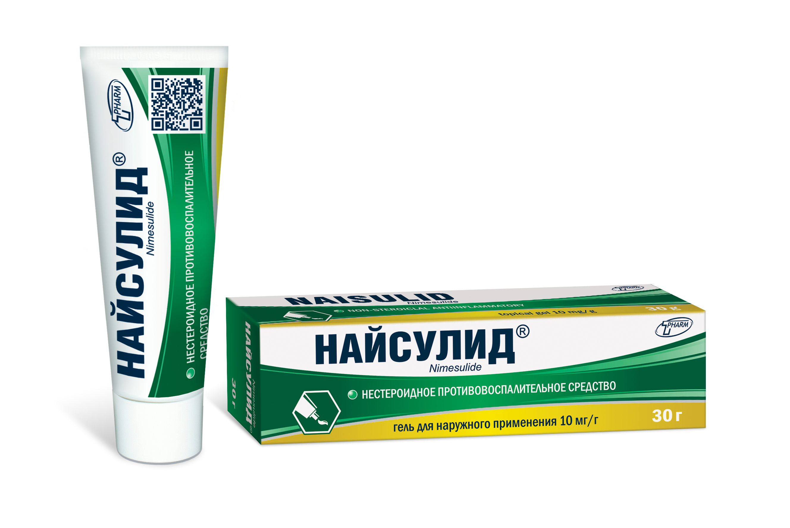 Найсулид гель для наруж. прим. 10мг/г 30г туба №1