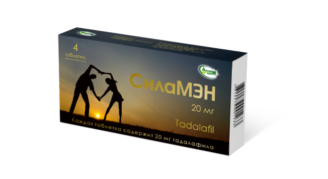 СилаМЭН таблетки п/о 20мг упаковка №4