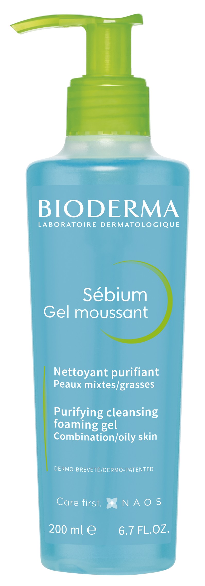 BIODERMA Sebium Gel Moussant гель очищающий с помпой 200мл №1