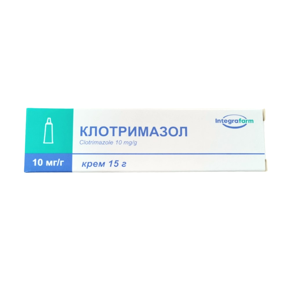 Клотримазол крем 1% 15г туба №1