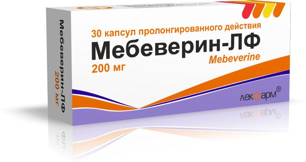 Мебеверин-ЛФ капсулы пролонг. 200мг упаковка №30