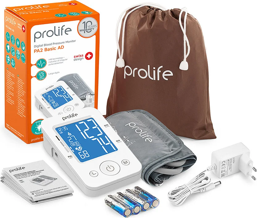 Измеритель артериальн. давления автомат. Prolife PA2 Basic AD (BPCB0A-3H) с адаптером №1