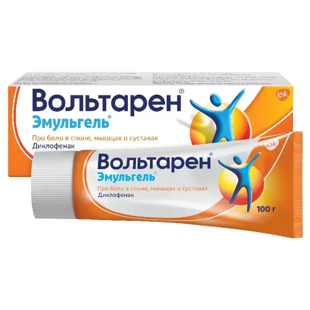 Вольтарен эмульгель гель для наруж. прим. 1% 100г туба №1