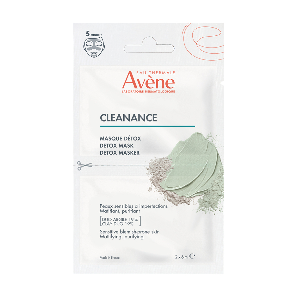 AVENE Cleanance маска-детокс для глубокого очищения 6мл №2