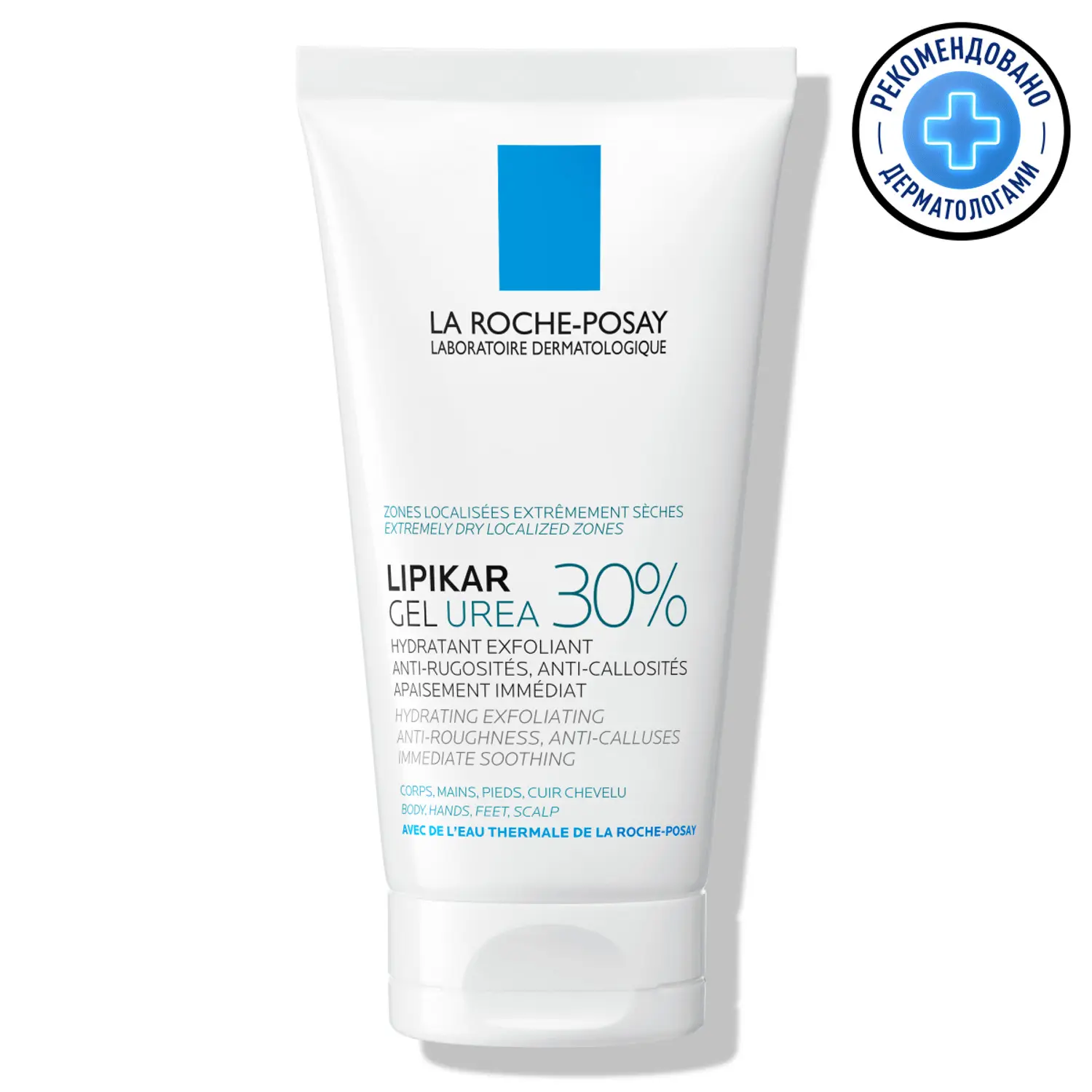 La Roche-Posay Lipikar Urea 30% гель для ухода за очень сух. огруб. участками кожи увлажняющ. 50мл №1