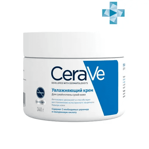 CeraVe крем для сух.и очень сухой кожи лица и тела увлажняющ. 340г №1