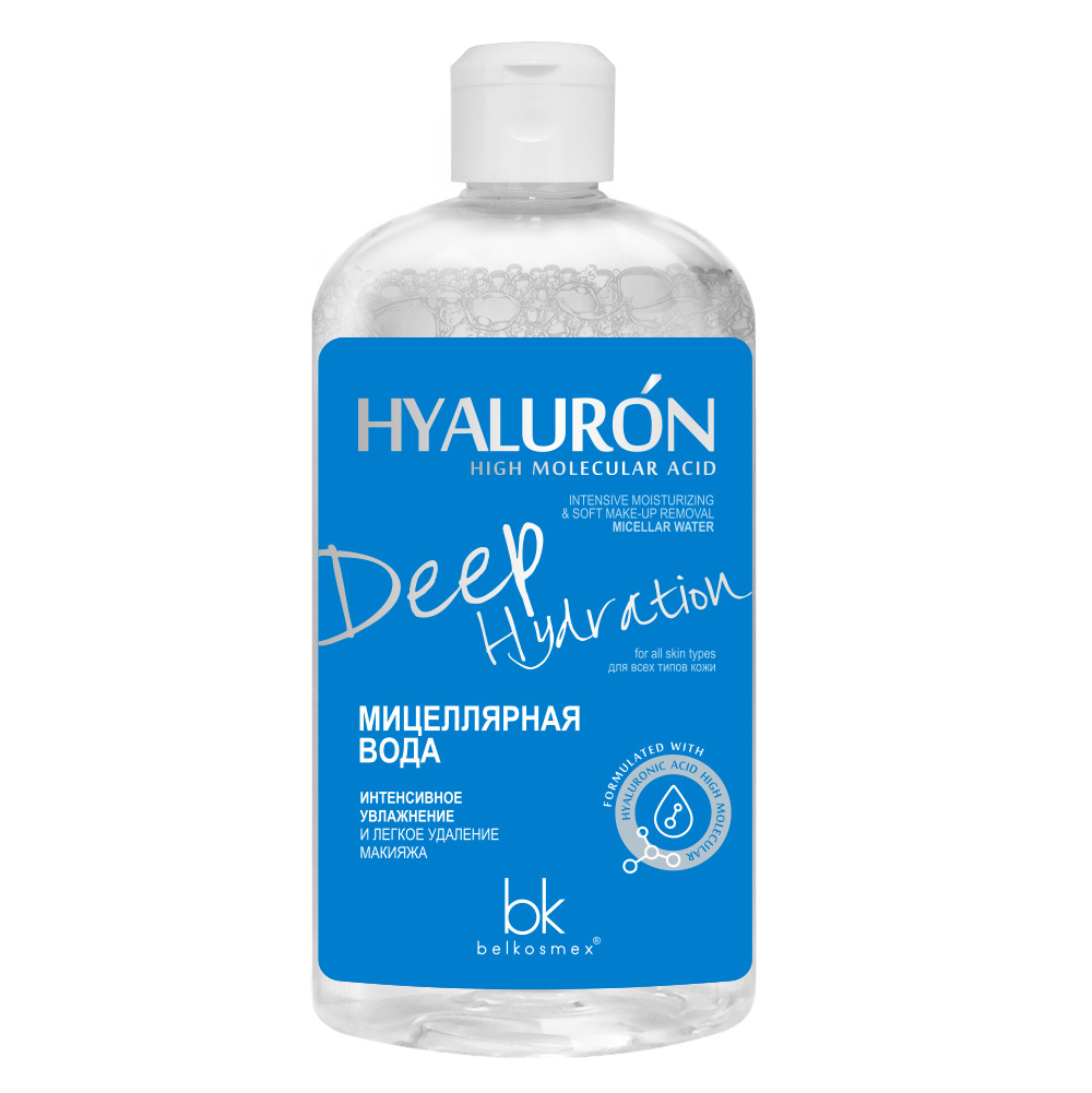 Вода мицеллярная Hyaluron Deep Hydration интенсивн. увлажн. и легкое удал. макияжа 500мл №1
