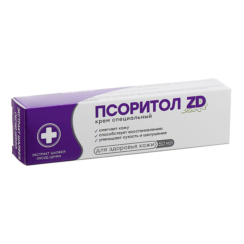 Псоритол ZD крем специальный 50мл упаковка №1