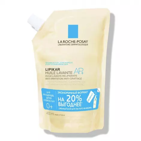 La Roche-Posay Lipikar AP+ масло липидов. смягч. для ванны и душа 400мл №1