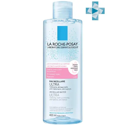 La Roche-Posay Toleriane вода мицеллярная для склонной к аллергии и чувствит. кожи лица и области вокруг глаз 400мл №1
