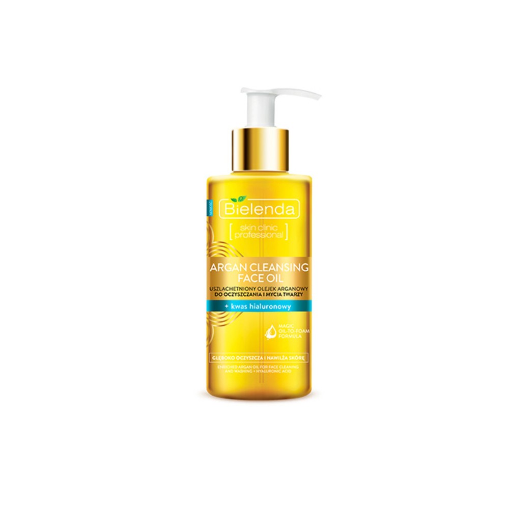 BIELENDA Argan Cleansing Face Oil масло для умывания гидрофильное с гиалуроновой кислотой 140мл №1