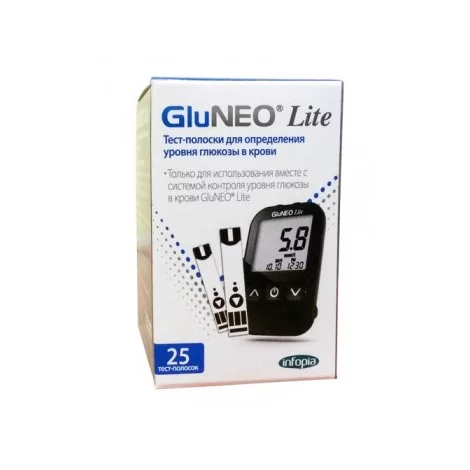 Тест-полоски GluNEO Lite упаковка №25
