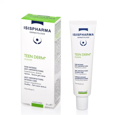 Isispharma Teen Derm α-pure гель-крем интенс. ухода за пробл. кожей с выс. степен. выраженности 30мл №1