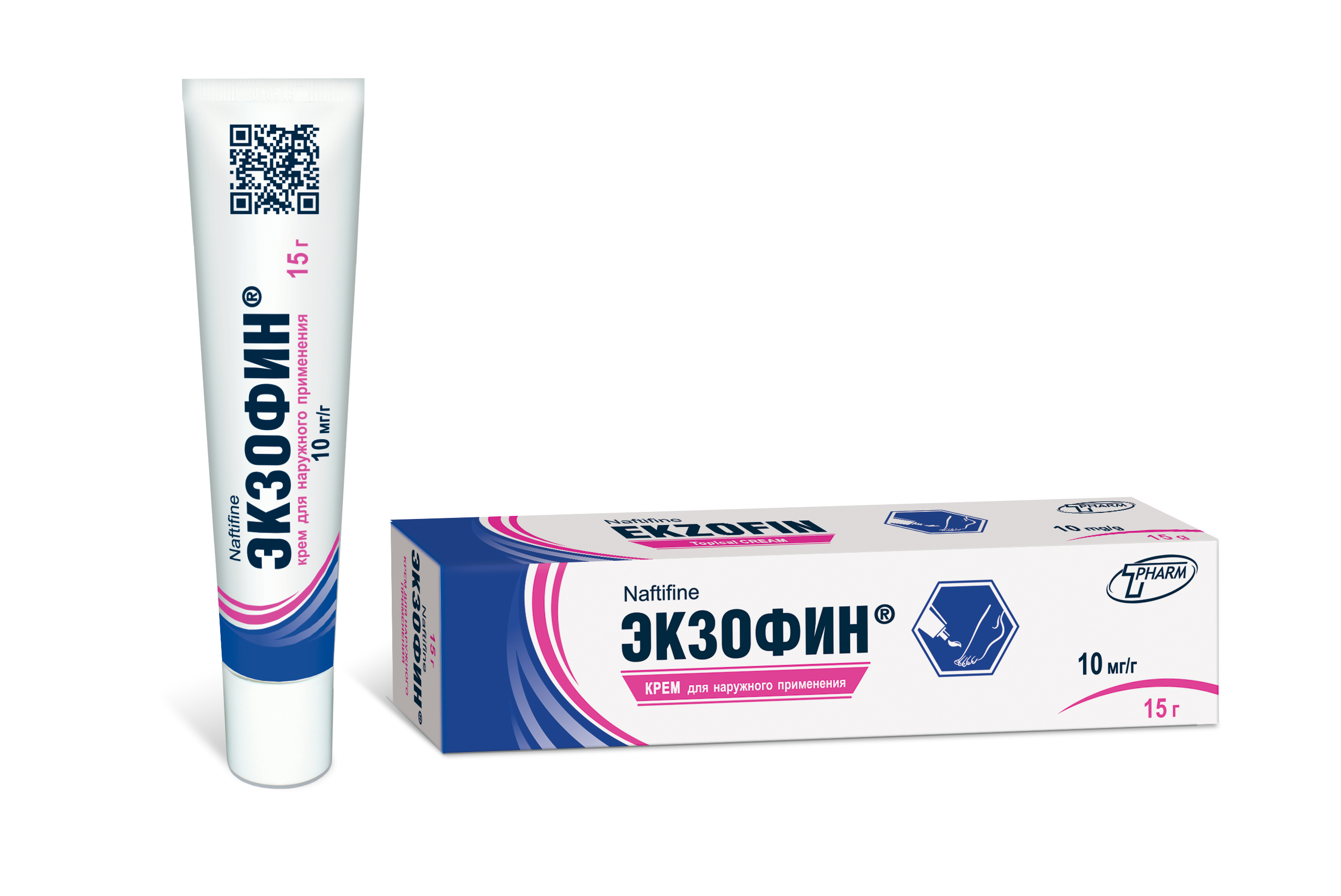 Экзофин крем для наруж. прим. 10мг/г 15г туба №1