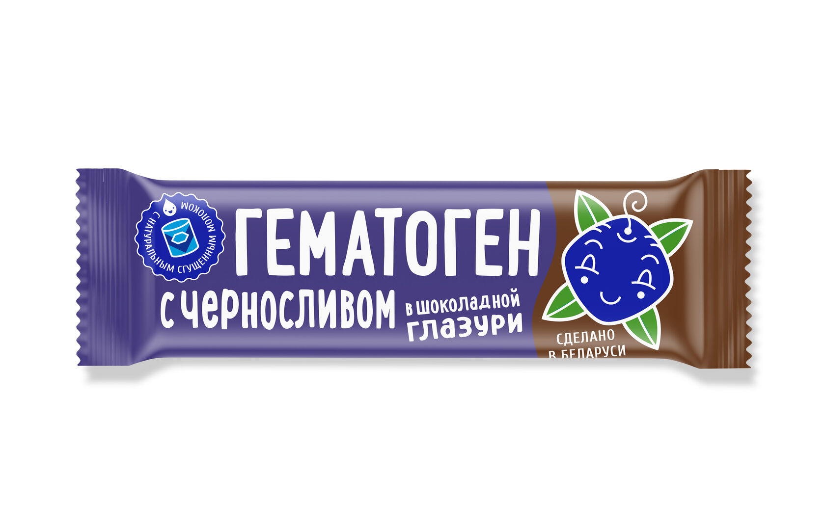 Гематоген с черносливом БАД в шоколадной глазури 40г плитка №1
