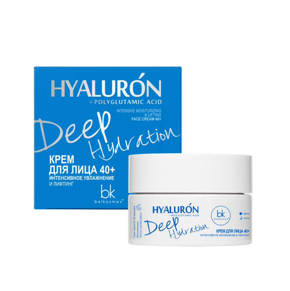Крем для лица 40+ Hyaluron Deep Hydration интенсивн. увлажн. и лифтинг 48г №1