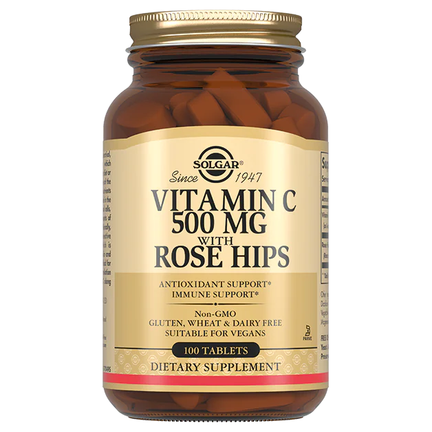 Solgar Витамин C и шиповник БАД таблетки 1 050мг флакон №100