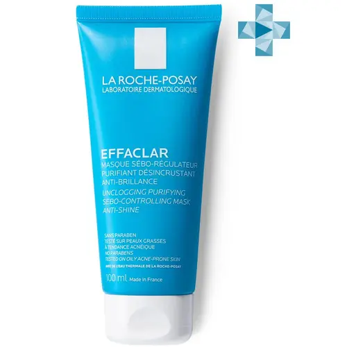 La Roche-Posay Effaclar маска очищающ. матирующ. для жирной проблемной кожи 100мл №1