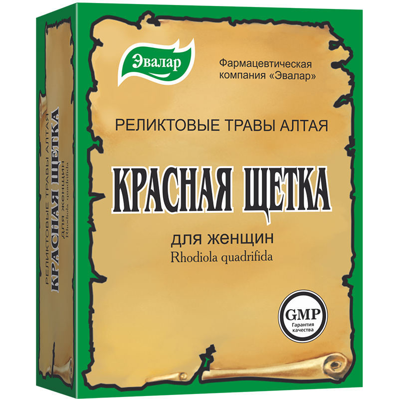 Красная щетка БАД серии Реликтовые травы Алтая 30г упаковка №1