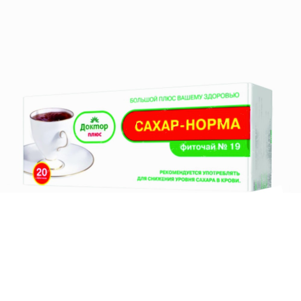 Фиточай № 19 Сахар - баланс БАД чай 1,5г фильтр-пакет №20