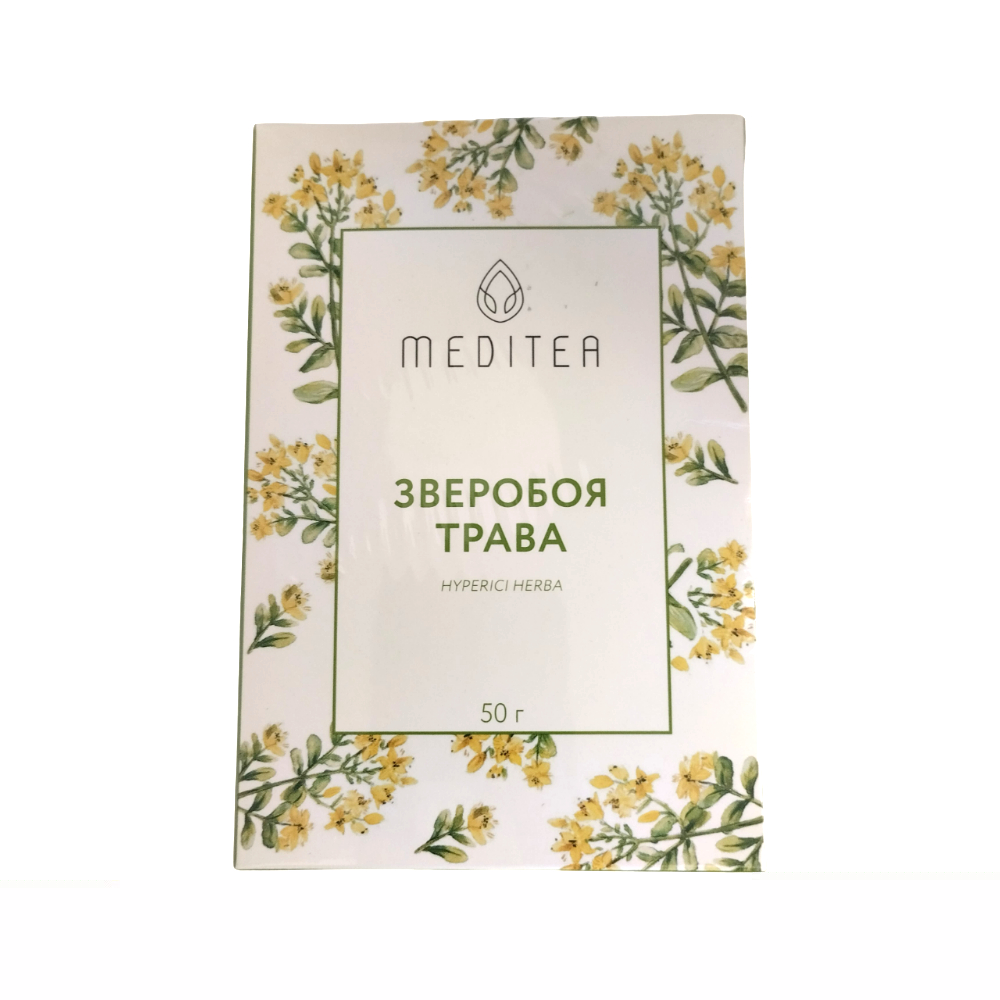 Зверобоя трава лек. сырье измельчен. 50г упаковка №1