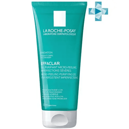 La Roche-Posay Effaclar гель для кожи с выражен. несовершенствами очищающ. микроотшелушивающ. 200мл №1