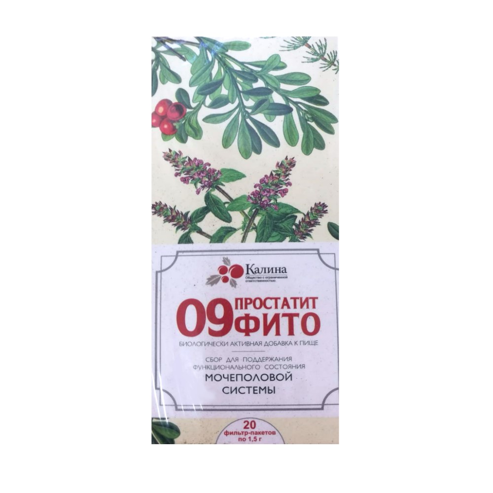 09Простатитфито БАД 1,5г фильтр-пакет №20